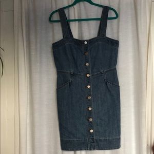 Michael Kors Button Up Denim Dress